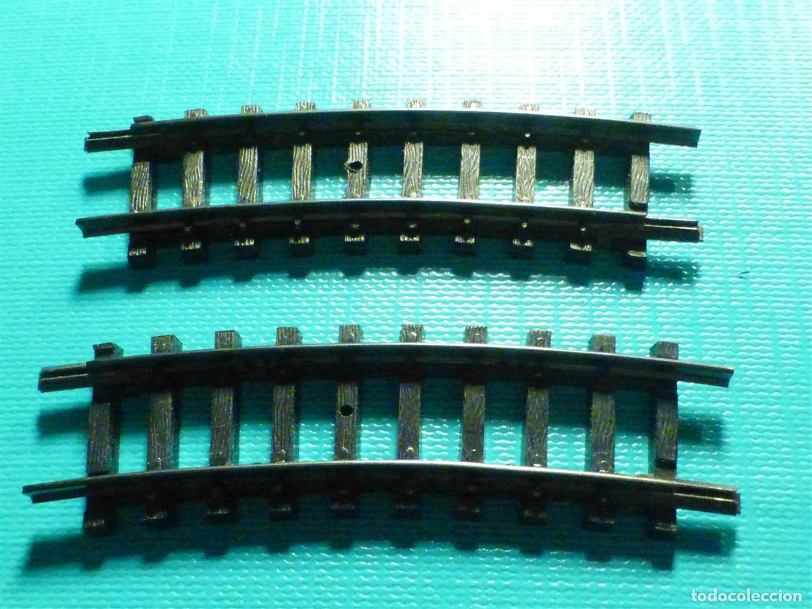 Trenes escala: 2 V&iacute;as Curvas - Escala N - Arnold R&aacute;pido - Tramo Curvo 50 mm. 5 cm - Nuevos -134 R192 - 15&ordm; -