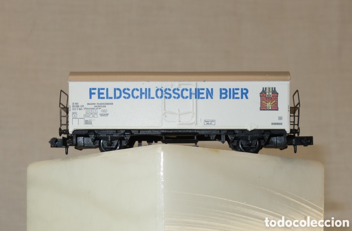 Trenes escala: Vag&oacute;n cerrado frigor&iacute;fico / cervecero Arnold N 4567