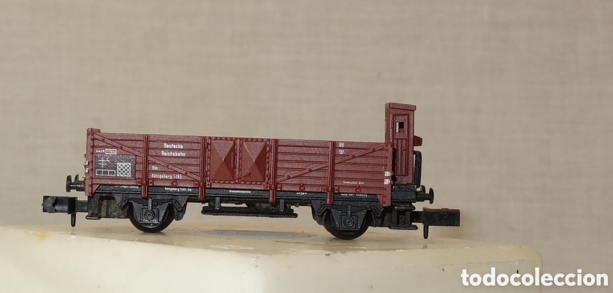 Trenes escala: Vag&oacute;n carga con guardafrenos Arnold N 4412 Deutsche Reichbahn