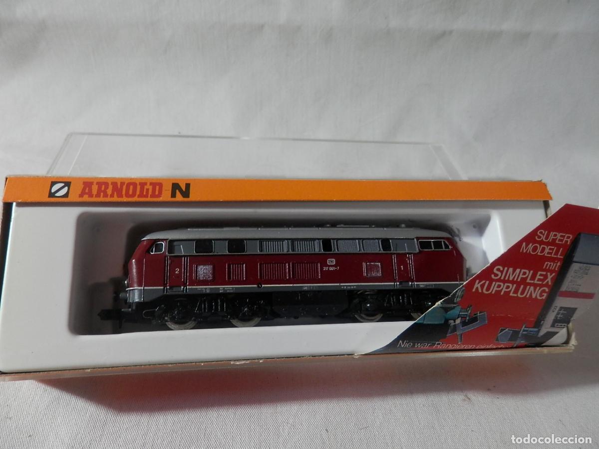 Trenes escala: LOCOMOTORA DIESEL DE LA DB ESCALA N DE ARNOLD