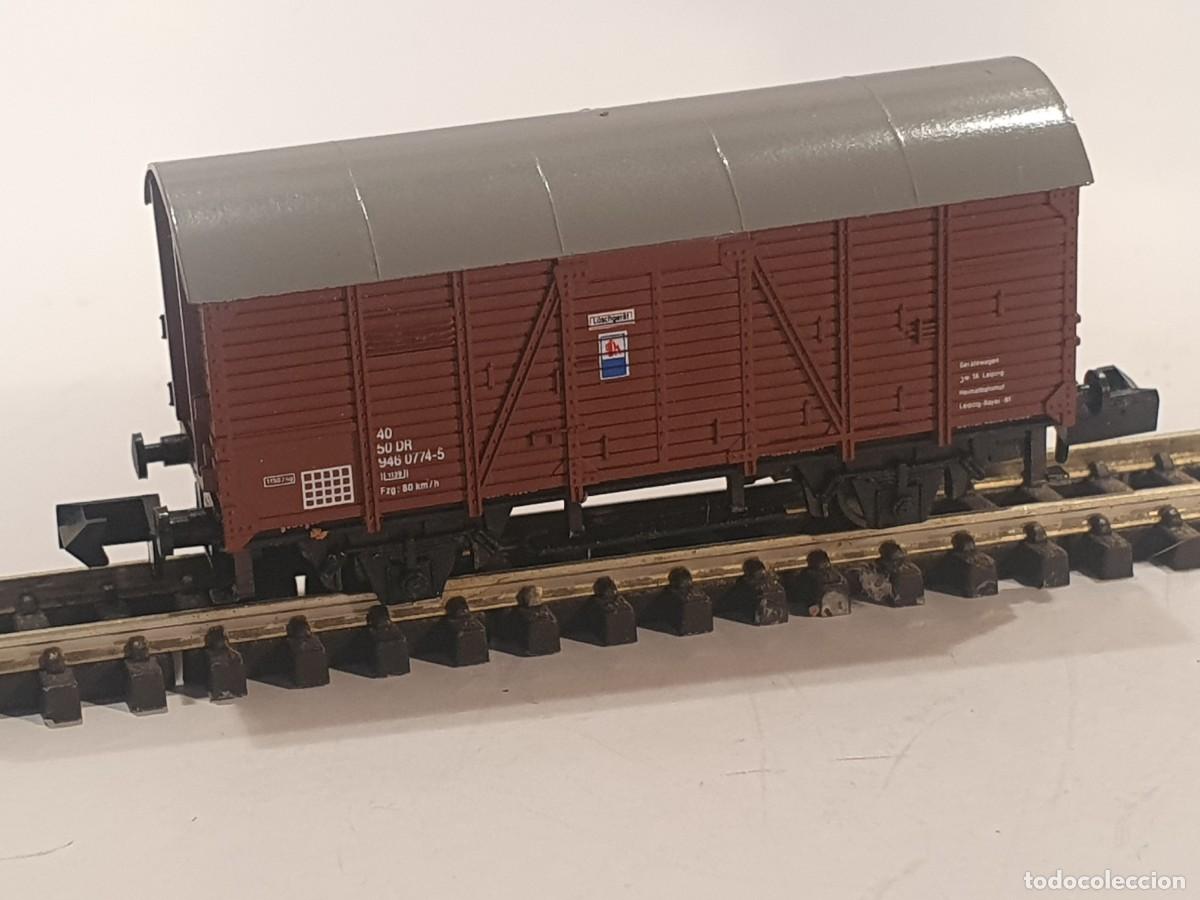 Trenes escala: Escala N 1/160 vag&oacute;n mercanc&iacute;as arnold