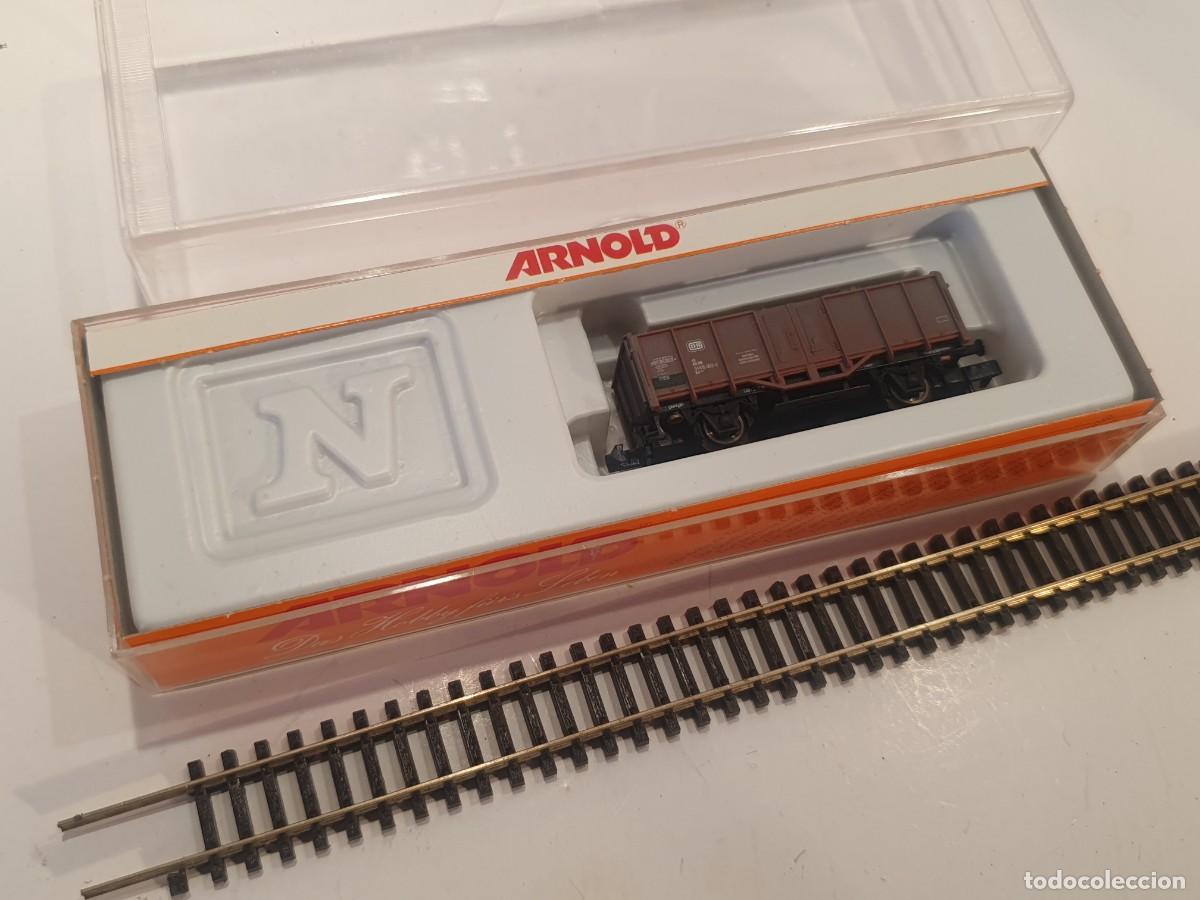 Trenes escala: Escala N 1/160 vag&oacute;n mercanc&iacute;as arnold