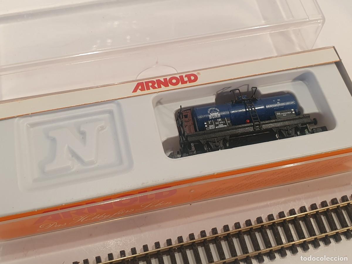 Trenes escala: Escala N 1/160 vag&oacute;n mercanc&iacute;as arnold