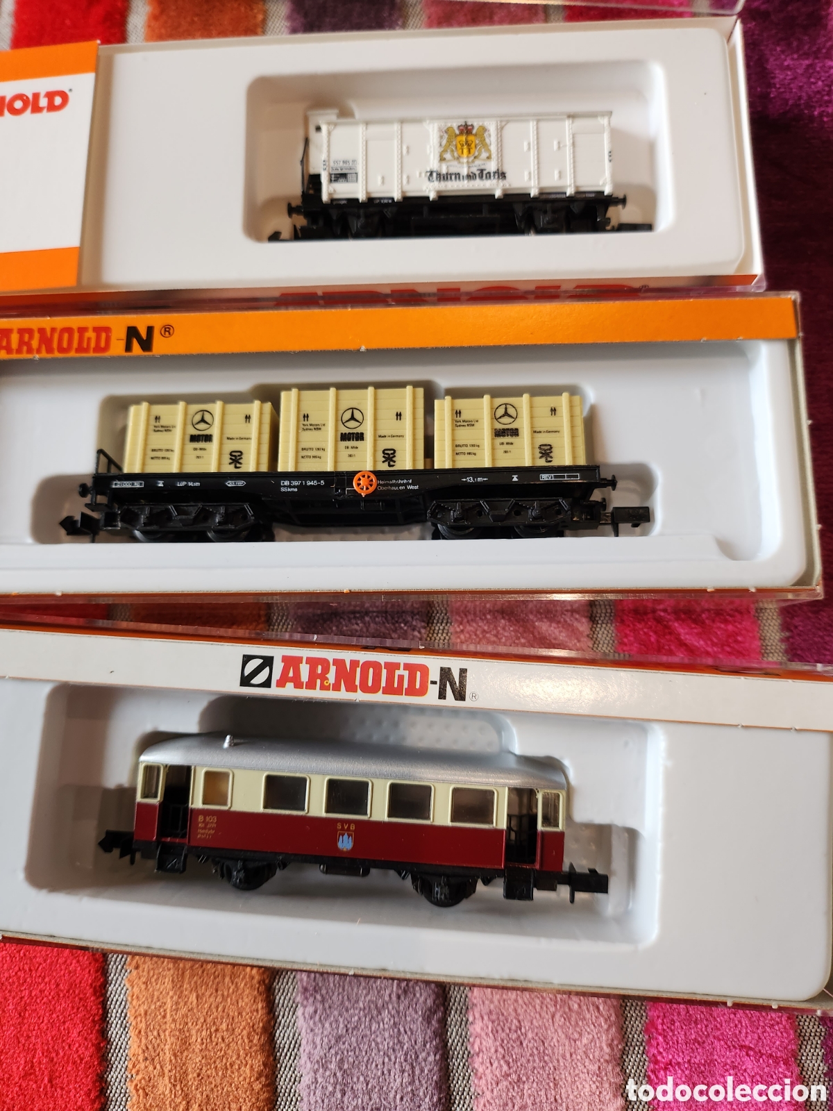 Trenes escala: 5 vagones Arnold Escala N - Foto 6