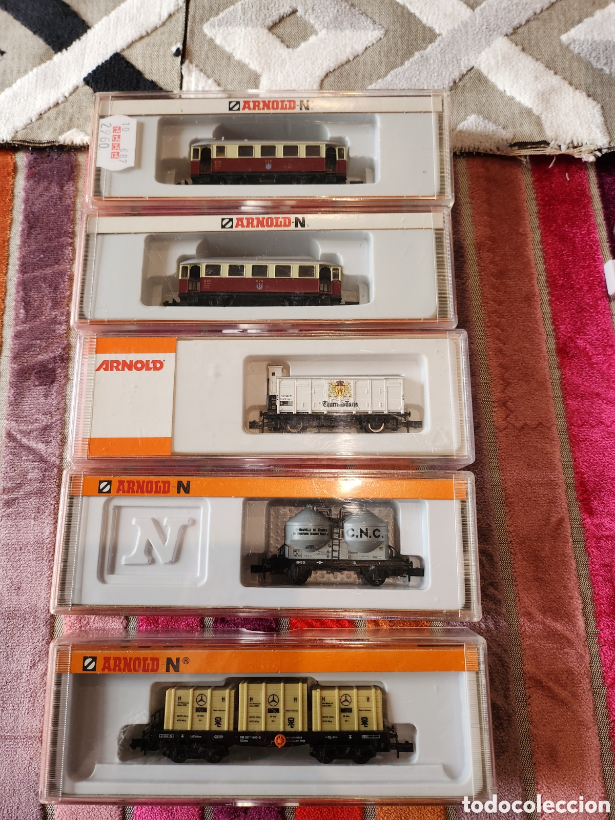 Trenes escala: 5 vagones Arnold Escala N