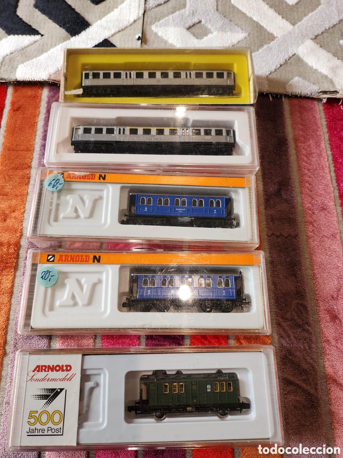 Trenes escala: 5 vagones Arnold escala N