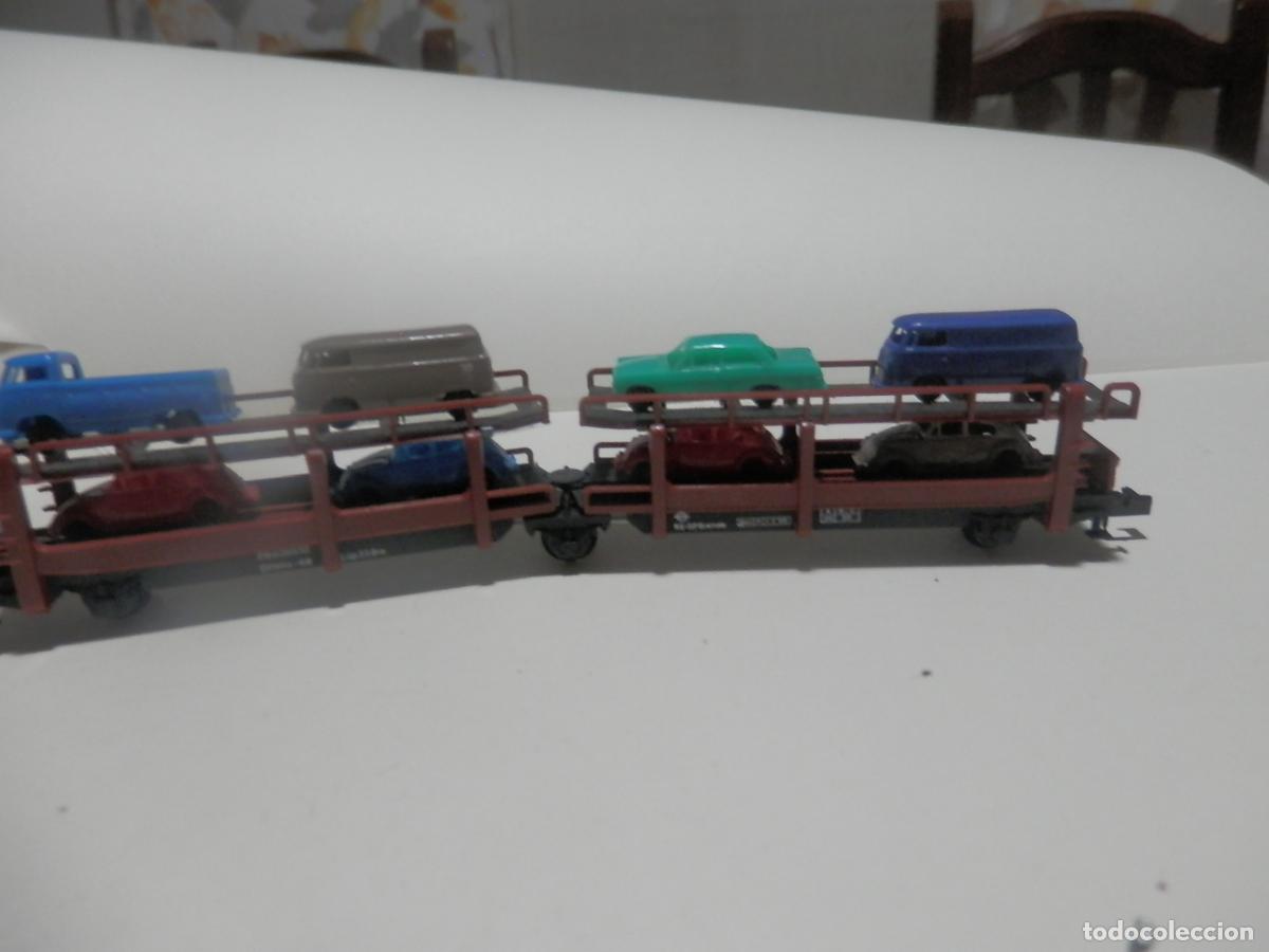 Trenes escala: VAGON PORTACOCHES ESCALA N DE ARNOLD