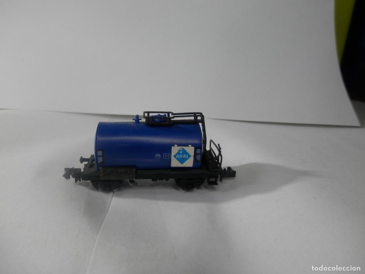 Trenes escala: VAGON CISTERNA ARAL ESCALA N DE MINITRIX