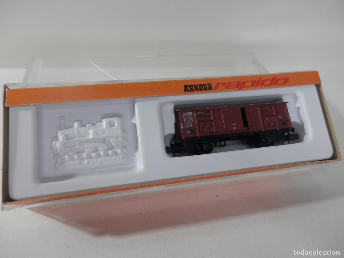 Trenes escala: VAGON CERRADO ESCALA N DE ARNOLD