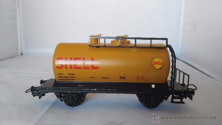 Trenes escala: vagon cisterna electrotren  shell - Foto 1