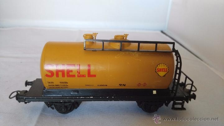 Trenes escala: vagon cisterna electrotren  shell - Foto 2