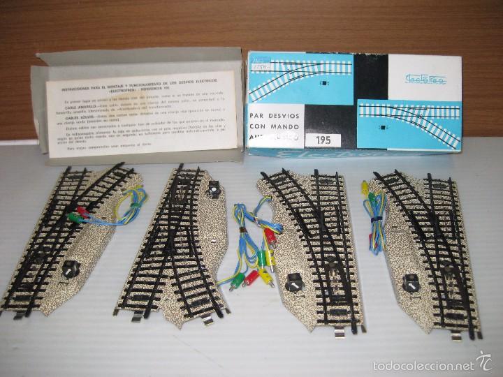 Trenes escala: 2 PARES DESVIOS CON MANDO AUTOMATICO - Foto 1