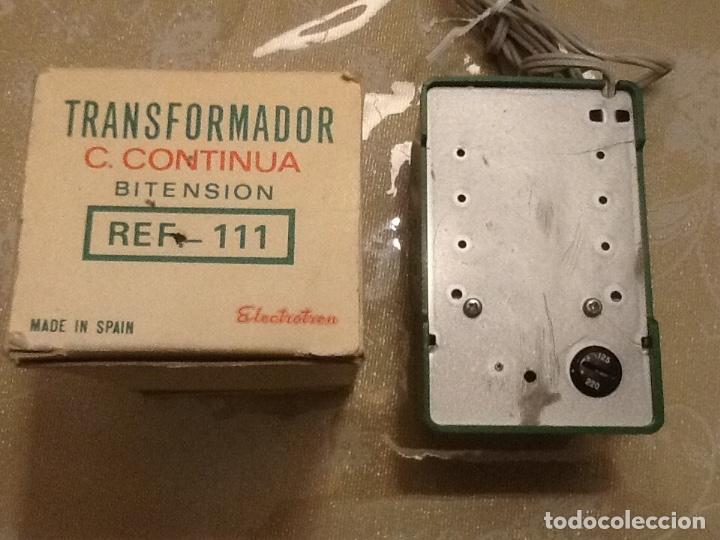 Trenes escala: ELECTROTREN. TRANSFORMADOR BITENSION. - Foto 2