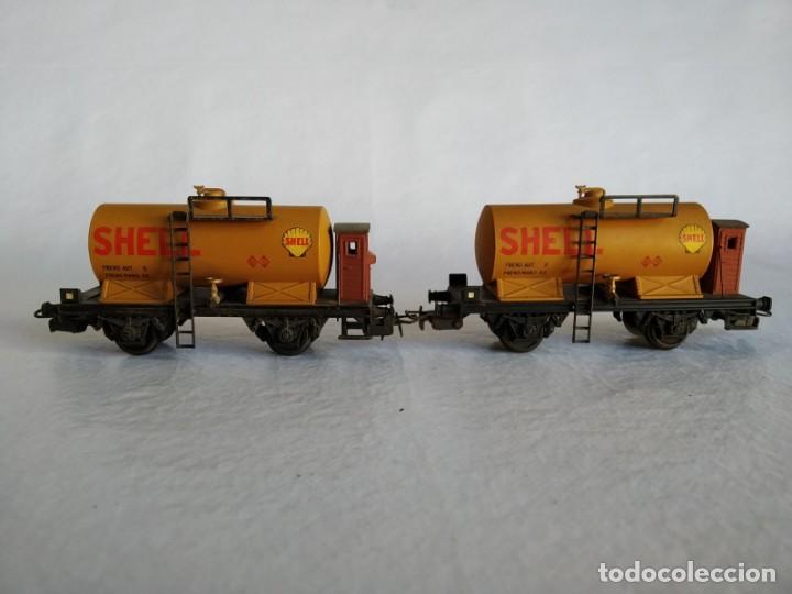 Wagon-citerne Electrotren H0 – Petite Ciselne ESSO Réf 907/2 (échelle 1/87, époke III, Espagne)