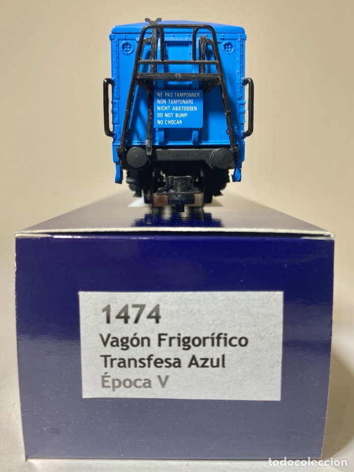 Trenes Escala: Electrotren 1474 Vagón Frigorífico Transfesa Azul ¡REBAJAS! - Foto 2 - 295823798