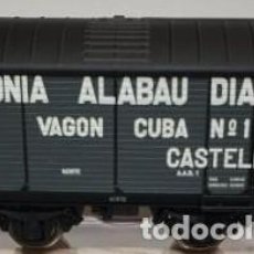 Trenes Escala: ELECTROTREN 015 - VAGÓN CUBA PARA VINO ”ANTONIA ALABAU DÍAZ” SERIE LIMITADA DE 350 UNIDADES BAZAR MA. Lote 364590561