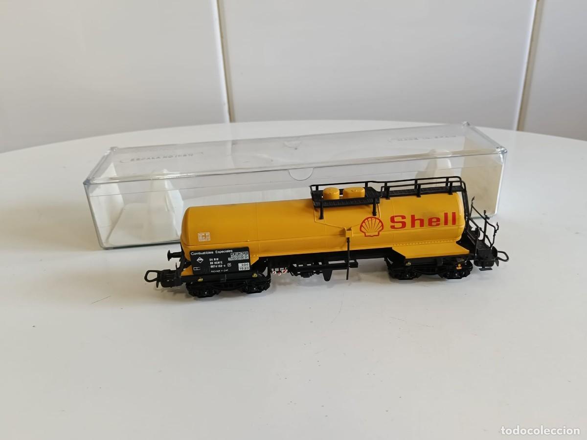 Trenes escala: Electrotren Ho.Vagon cisterna 4 ejes Shell.Ref 5525 - Foto 1