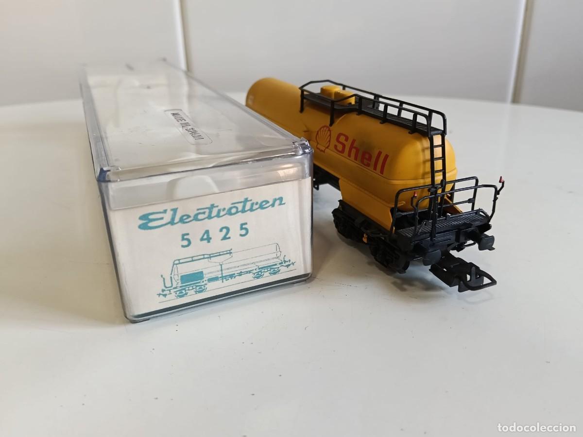 Trenes escala: Electrotren Ho.Vagon cisterna 4 ejes Shell.Ref 5525 - Foto 4