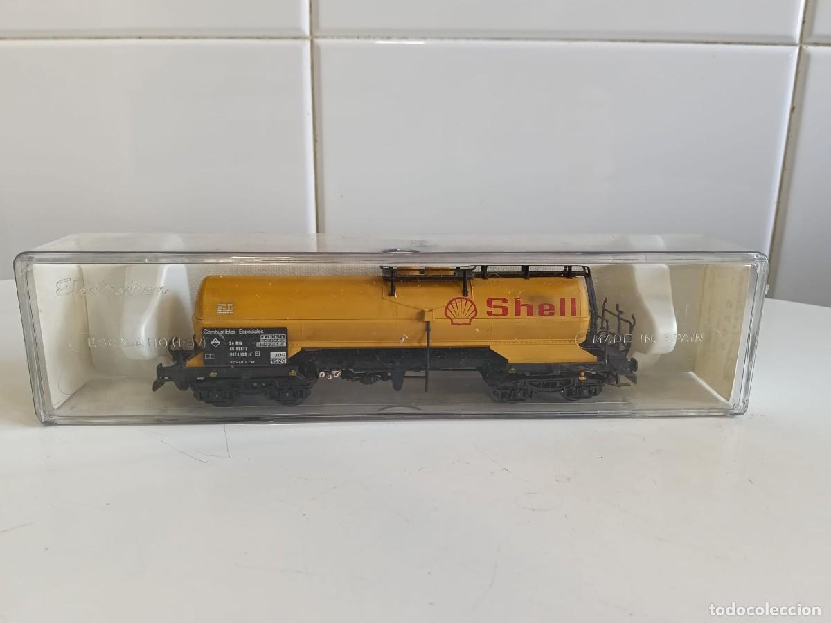 Trenes escala: Electrotren Ho.Vagon cisterna 4 ejes Shell.Ref 5525 - Foto 7