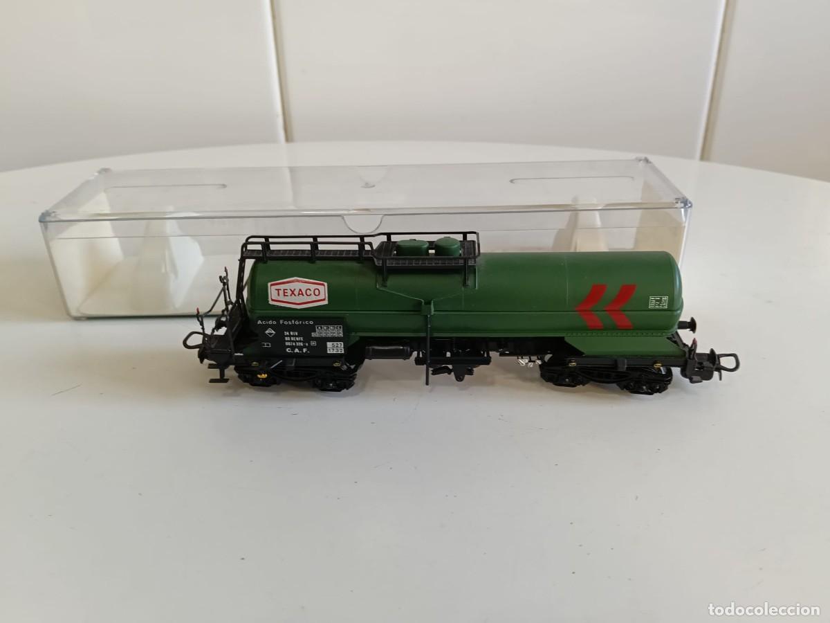 Trenes escala: Electrotren Ho.Vagon cisterna 4 ejes Texaco.Ref 5422 - Foto 2