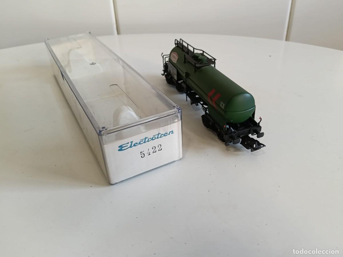 Trenes escala: Electrotren Ho.Vagon cisterna 4 ejes Texaco.Ref 5422 - Foto 3