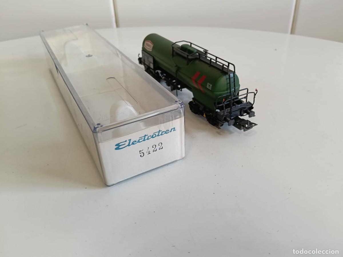 Trenes escala: Electrotren Ho.Vagon cisterna 4 ejes Texaco.Ref 5422 - Foto 4