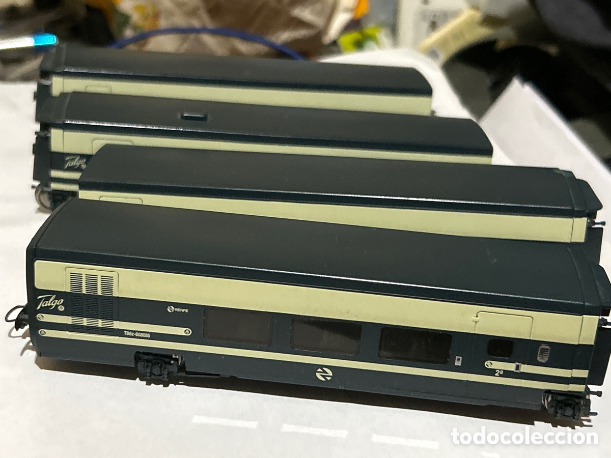 Trenes Escala: VAGONES TALGO ELECTROTREN,COCHE LITERAS,CAFETER&Iacute;A Y 2 SEGUNDA CLASE