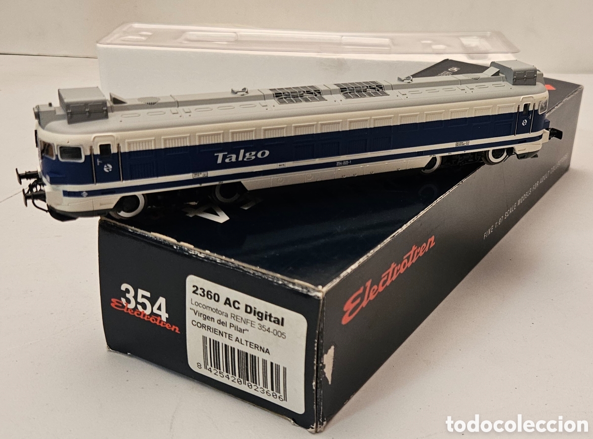Trenes Escala: ELECTROTREN 2360 AC DIGITAL H0 - LOCOMOTORA DI&Eacute;SEL TALGO 354 VIRGEN DEL PILAR