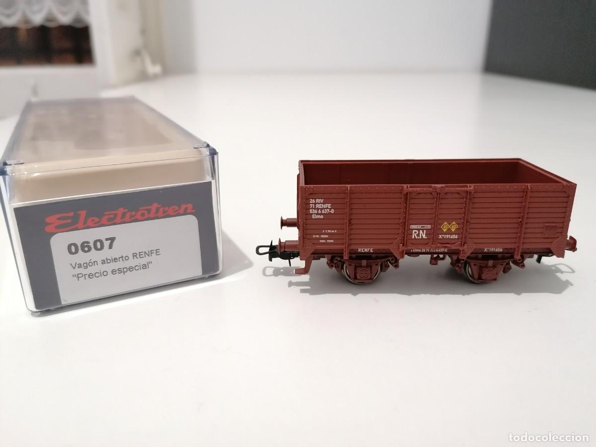 Trenes Escala: Electrotren H0 0607 Vag&oacute;n Abierto Renfe Nuevo