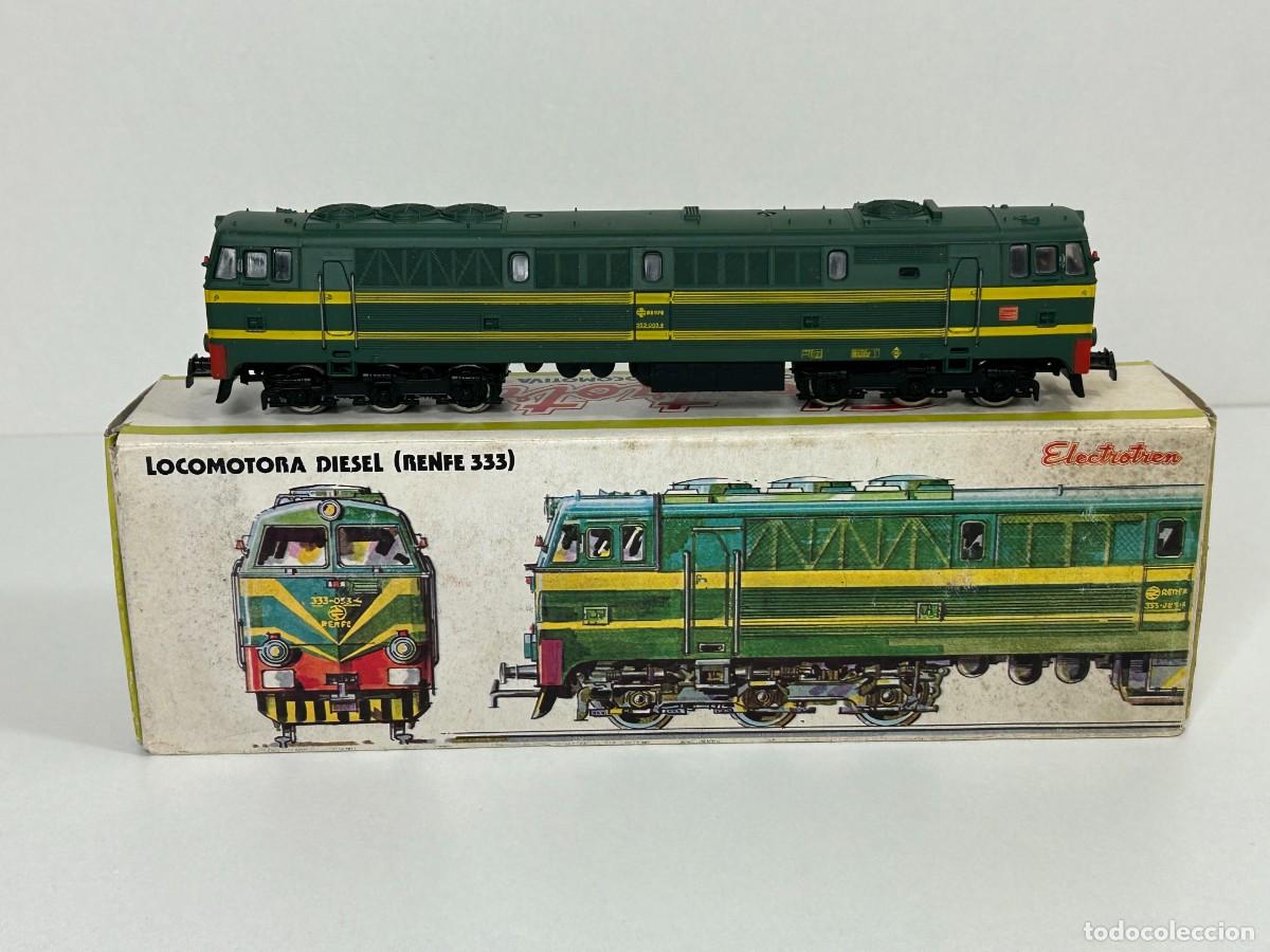 Trenes Escala: LOCOMOTORA DIESEL RENFE 333 HO ELECTROTREN RF 2001