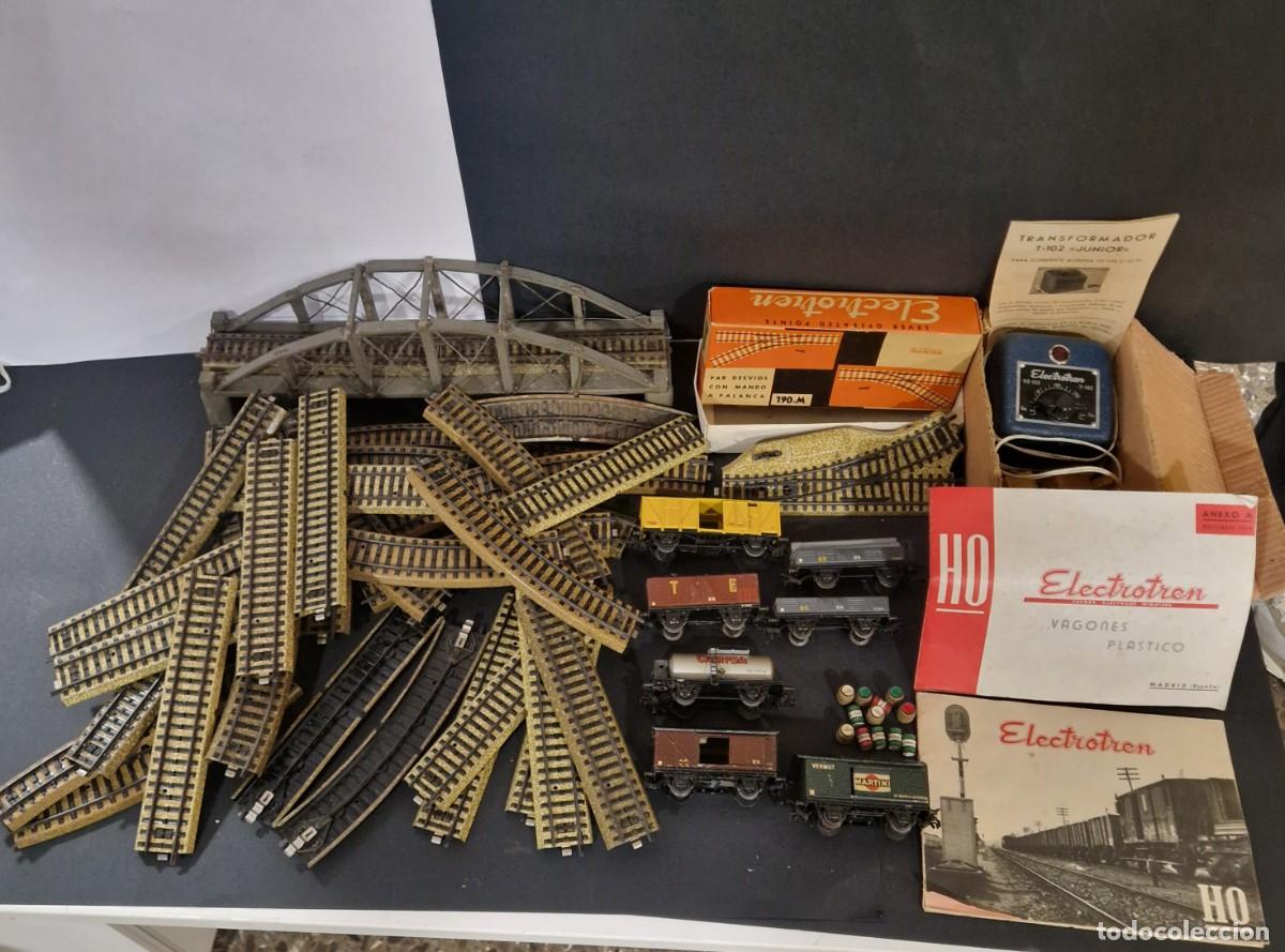 Trenes escala: Lote de electrotr&eacute;n, a&ntilde;os 50-60.