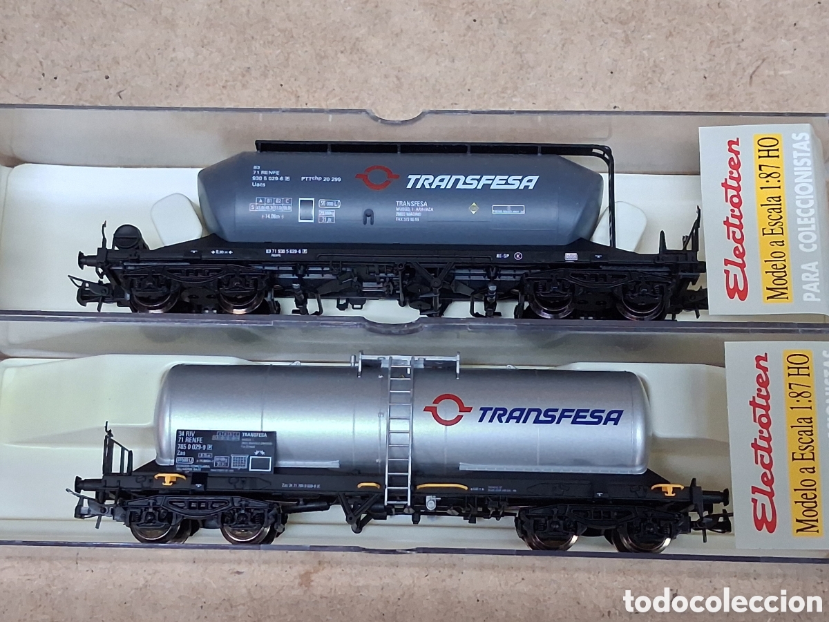 Trenes escala: 2 ho transfesa renfe electrotren 5405 K y electrotren 5801 K