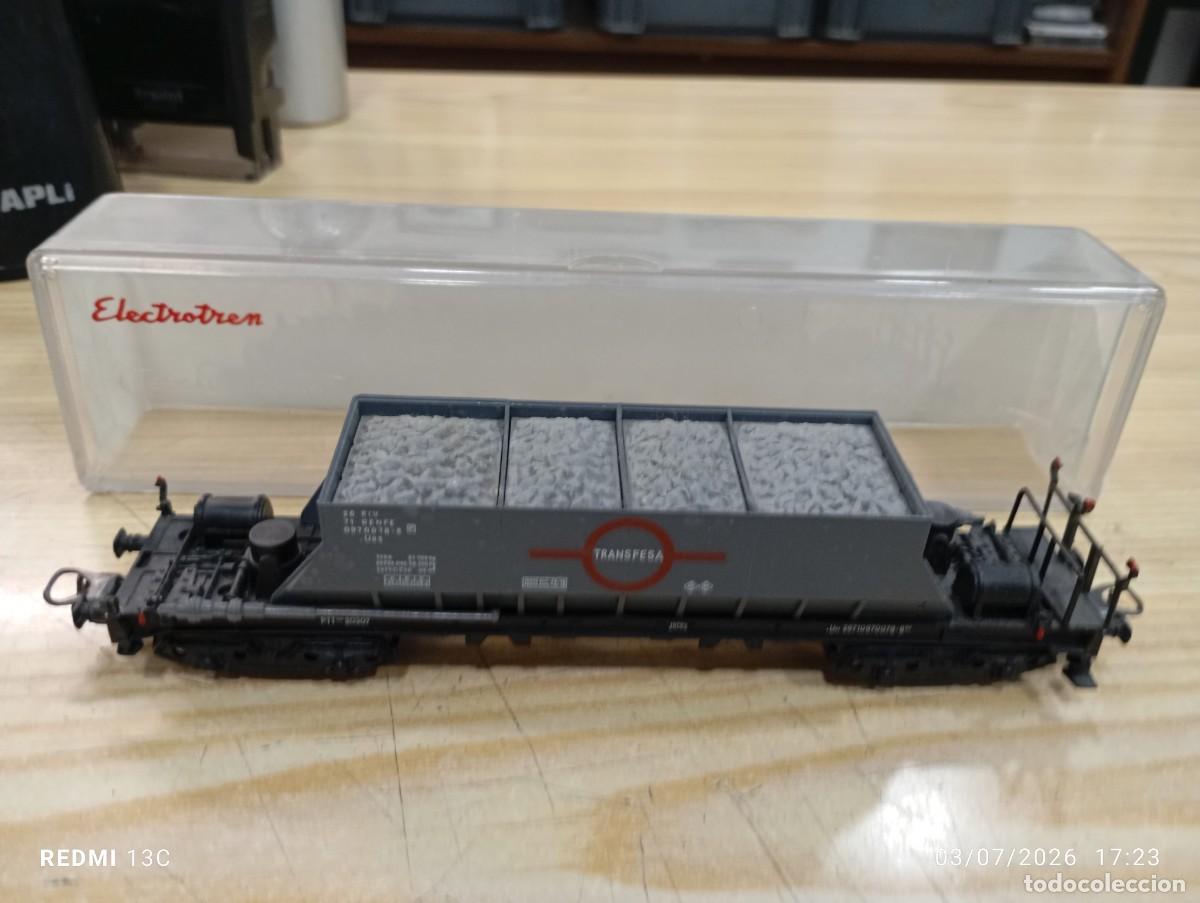 Trenes escala: ELECTROTREN VAGON TOLVA TRANSFESA TRANSPORTE DE MINERAL REF 5200