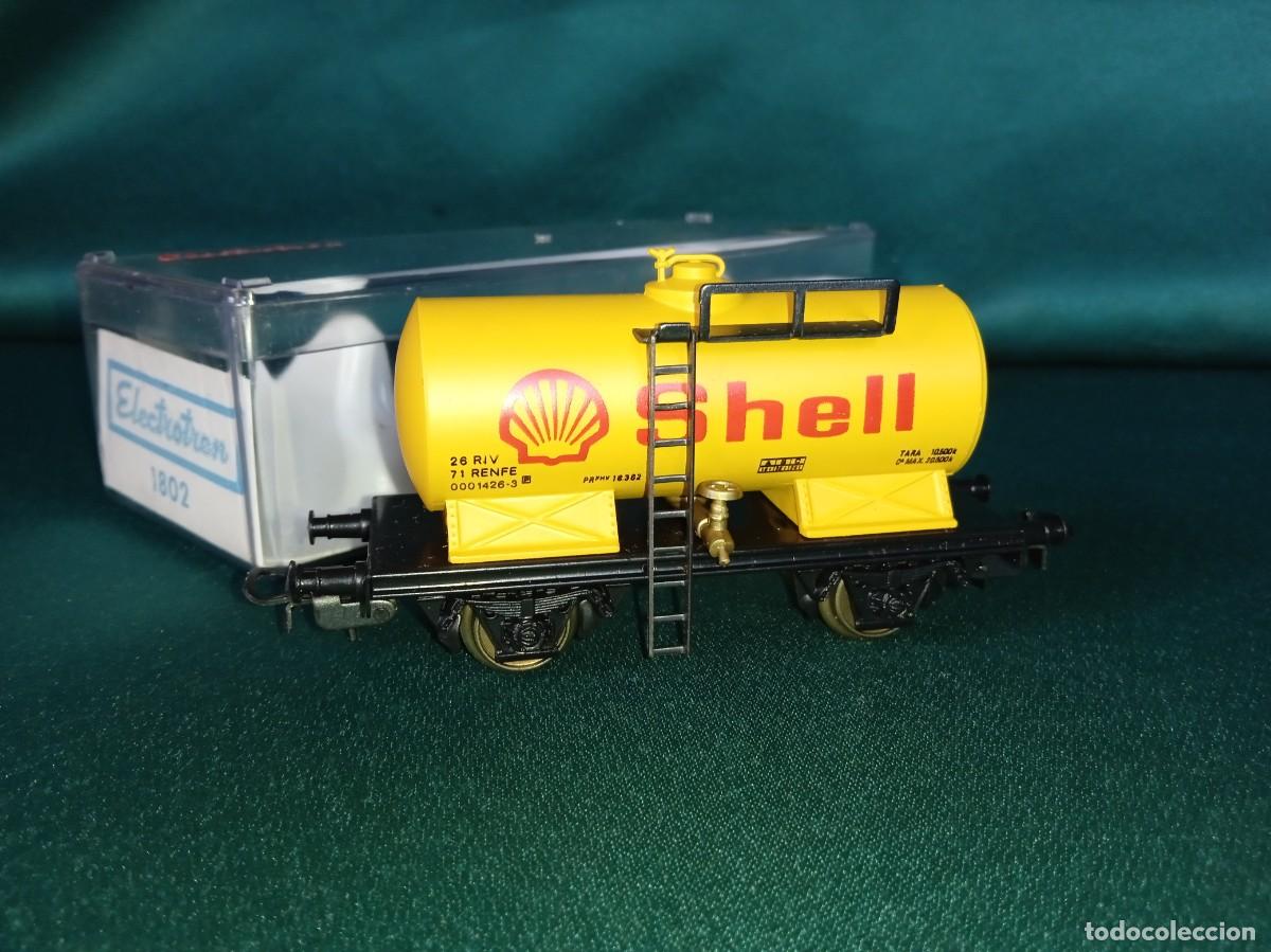 Trenes escala: VAG&Oacute;N de MERCANC&Iacute;AS Electrotren , SHELL - Foto 1