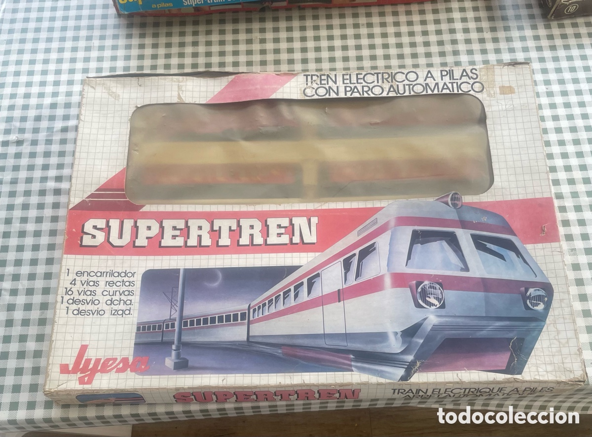 Trenes escala: Supertren Jyesa Vintage A Pilas - Completo Con Caja Original (RENFE)