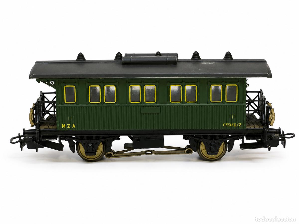Trenes escala: Vag&oacute;n de Pasajeros - Electrotren - H0 (1:87) - Compa&ntilde;&iacute;a Ferroviaria Espa&ntilde;ola MZA, Madrid a Zaragoza