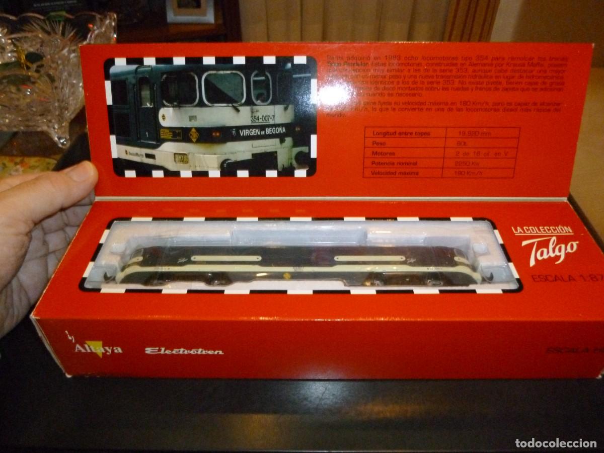 Trenes escala: LOCOMOTORA 354 TALGO PENDULAR VIRGEN DE BEGO&Ntilde;A ELECTROTREN CONTINUA DIGITALIZADA Y DESCATALOGADA