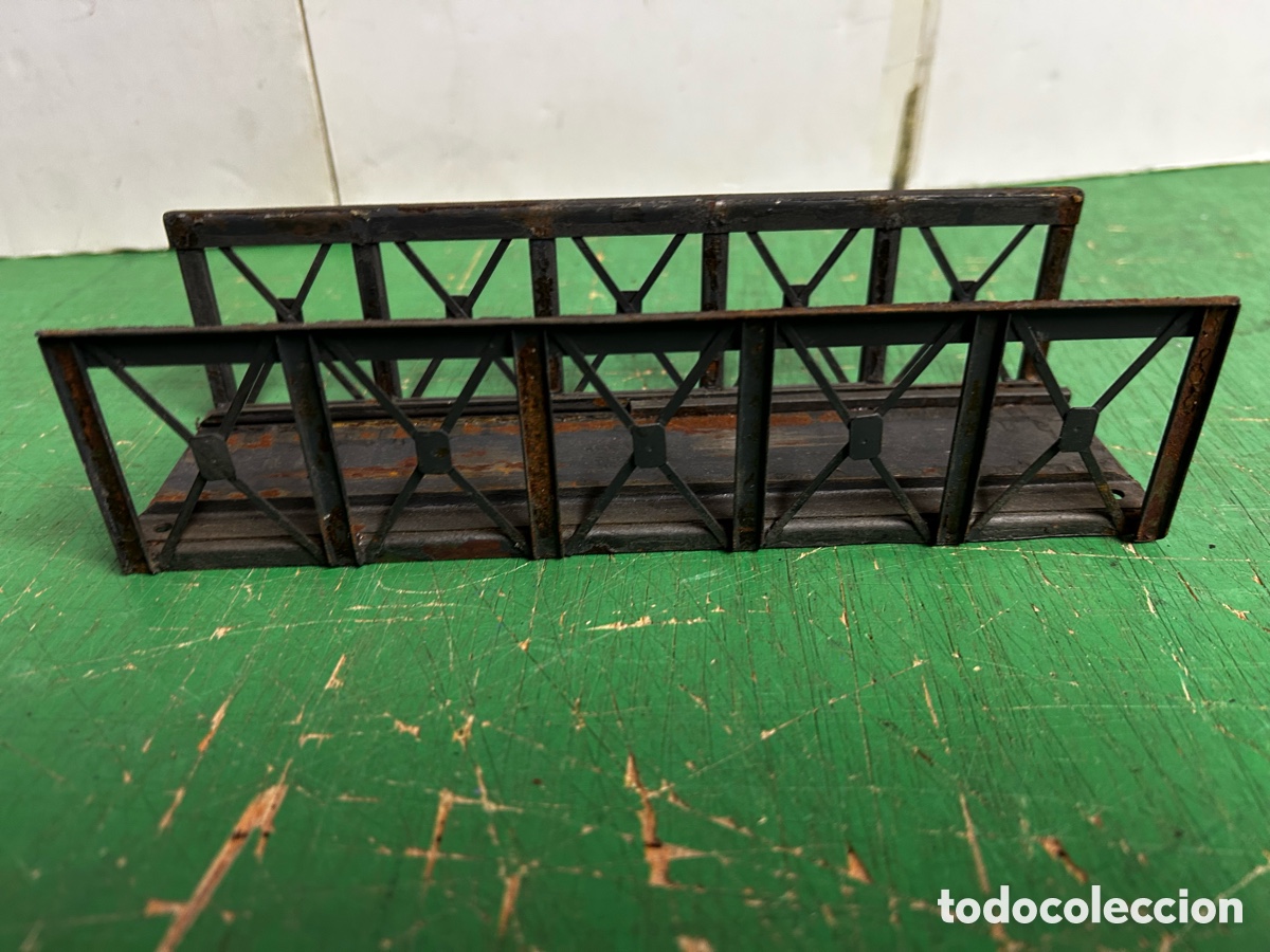 Trenes escala: ELECTROTREN PUENTE TRAMO PUENTE METALICO HO