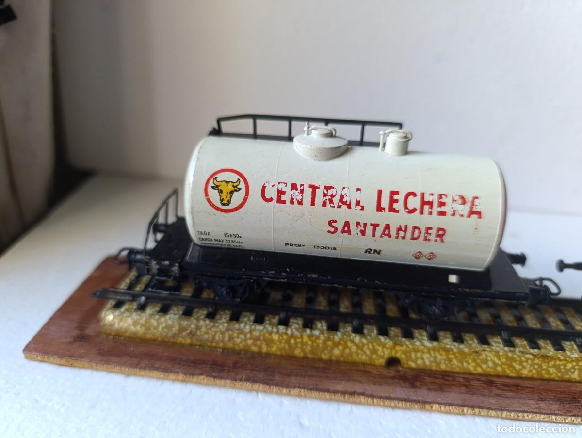 Trenes escala: ELECTROTREN - VAGON CISTERNA CENTRAL LECHERA SANTANDER - ESC. H0 - ( )