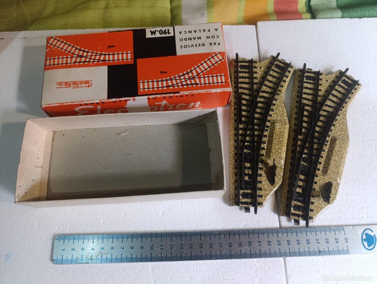 Treni in Scala: ELECTROTREN - 2 DESVIOS CON CAMBIO MANUAL - REF. 190 - ESC. H0 - ESPA&Ntilde;A ( )