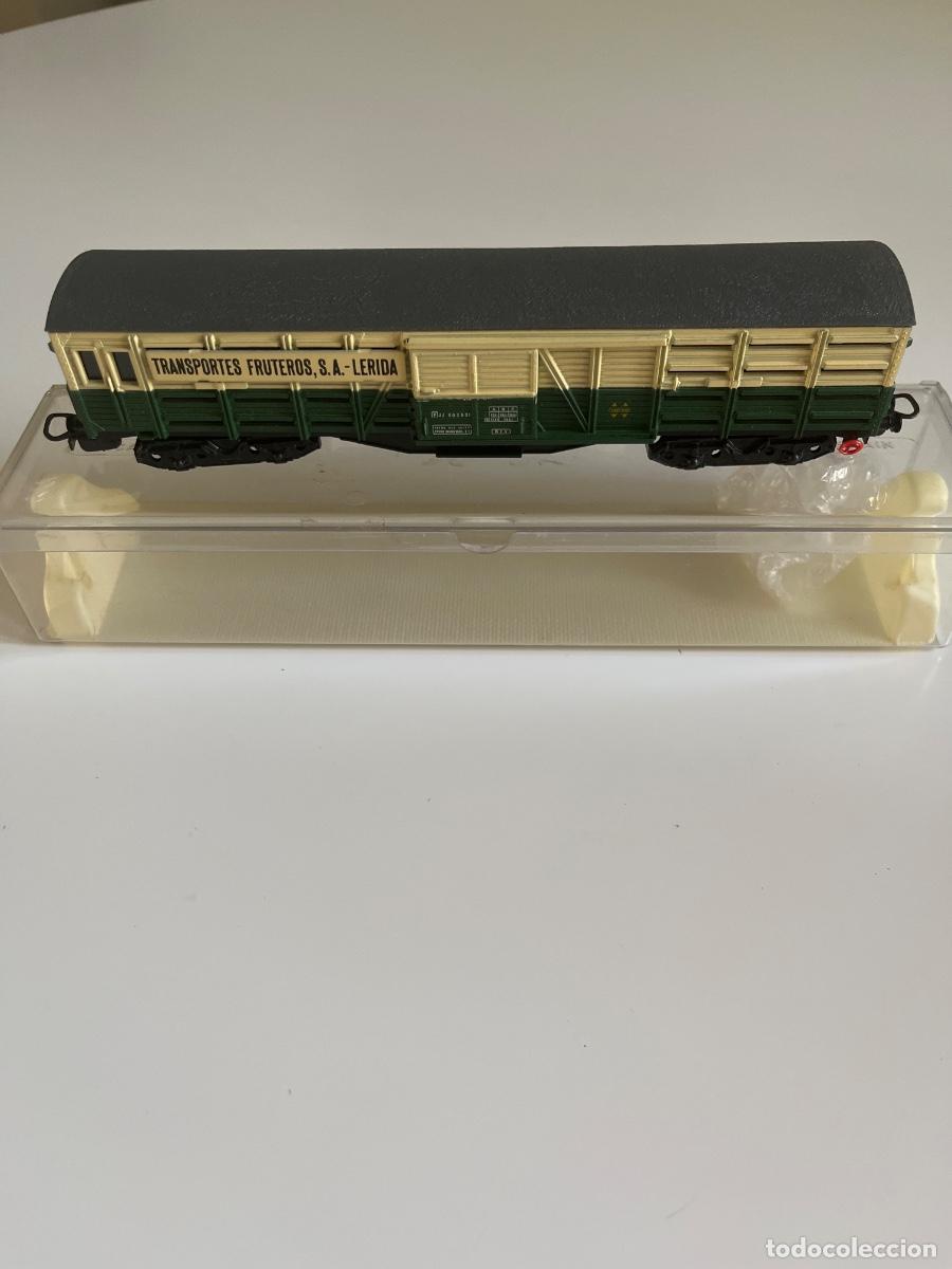 Modelleisenbahnen: Antiguo vag&oacute;n Electrotren de Transportes fruteros