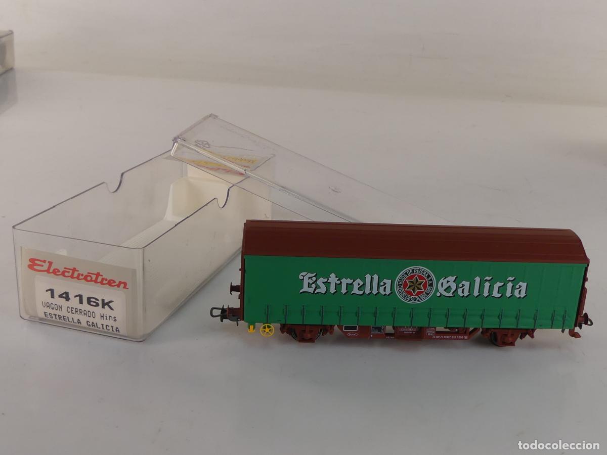 Modelleisenbahnen: ELECTROTREN VAGON ESTRELLA GALICIA - ESCALA H0 - REF. 1416K