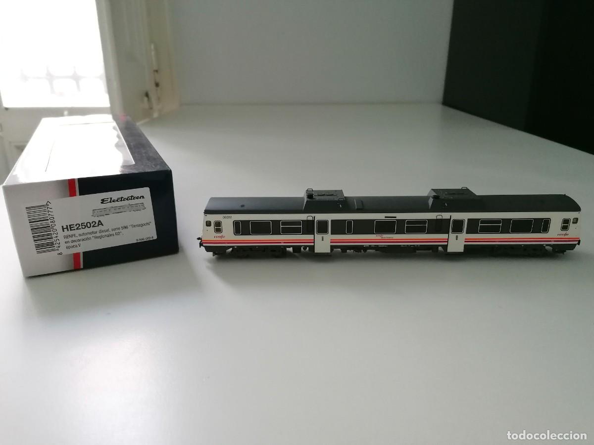 Modelleisenbahnen: Electrotren H0 Automotor Tamagochi Media Distancia 596 Renfe Sonido