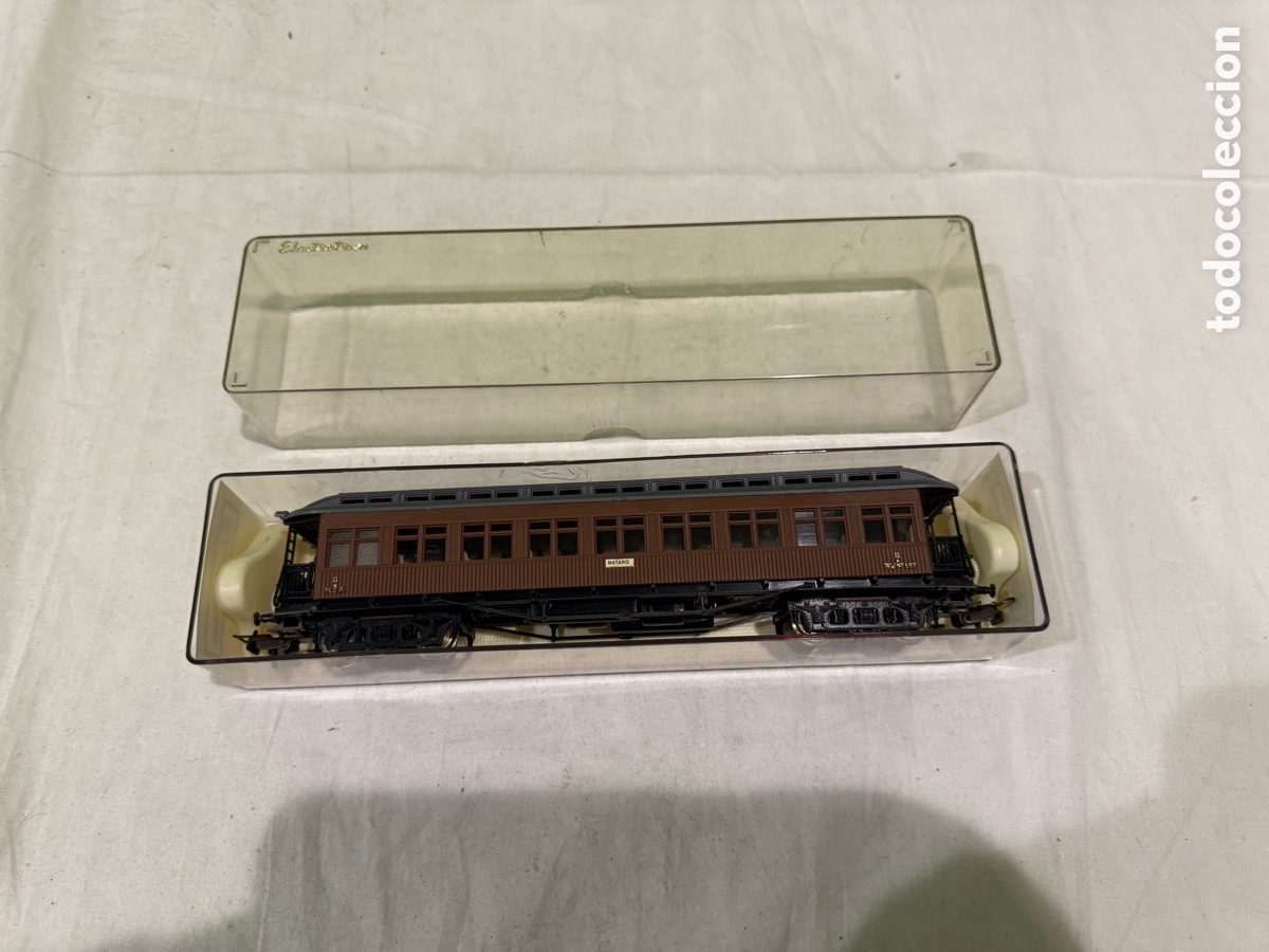 Trenes escala: Antiguo Coche de Viajeros Electrotren &ldquo;Matar&oacute;&rdquo; Ref. 5004 &ndash; Escala H0 &ndash; Con Caja