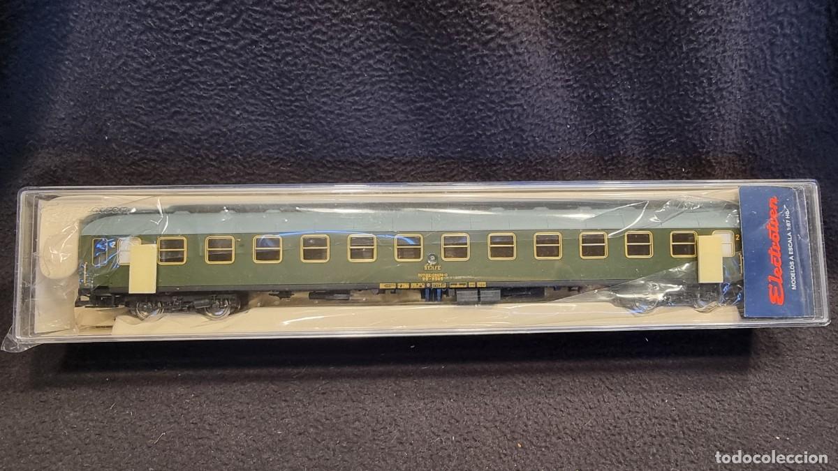 Trenes escala: VAGON ELECTROTREN EN SU CAJA ORIGINAL FUNCIONA BIEN