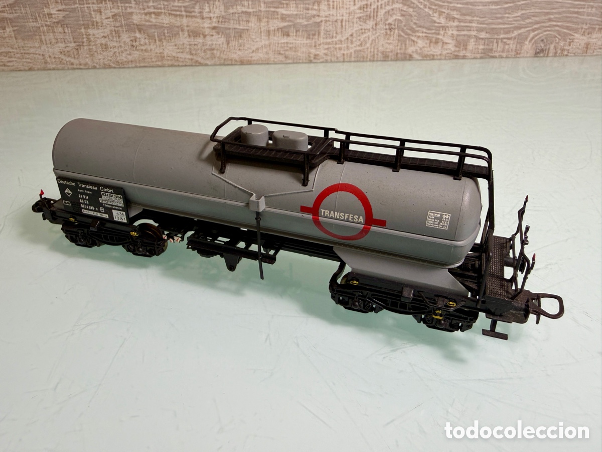 Trenes escala: Vag&oacute;n cisterna Transfesa Electrotren 5420 H0 | tren y ferrocarril