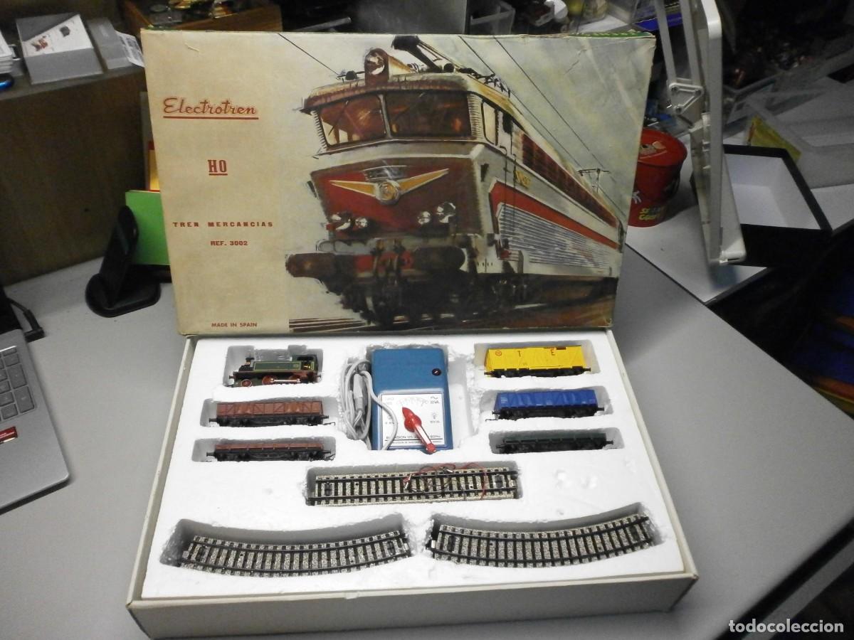 Trenes escala: equipo completo electrotren h0 modelo 3002 buen estado