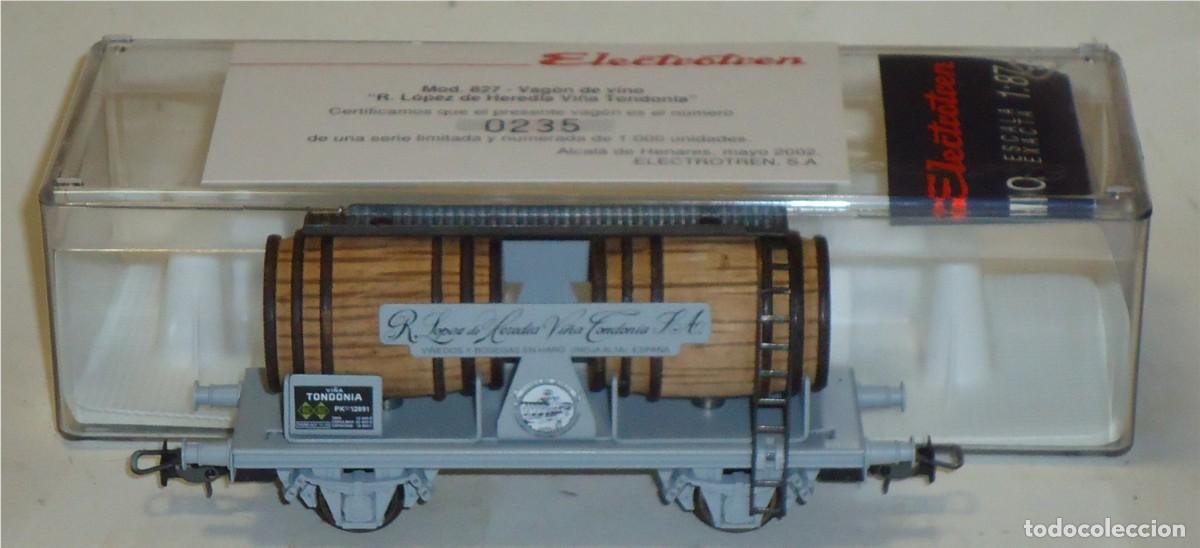 Trenes escala: ELECTROTREN HO, VAG&Oacute;N EXCELENTE RENFE CUBAS LOPEZ HEREDIA REF. 827, SERIE LIMITADA