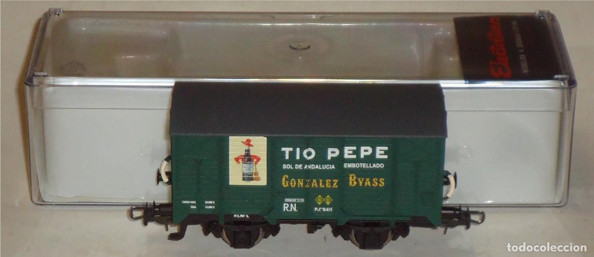 Trains &Eacute;chelle: ELECTROTREN HO, VAG&Oacute;N EXCELENTE CERRADO RENFE &rdquo;TIO PEPE&rdquo;, REF. 1994, CON CAJA