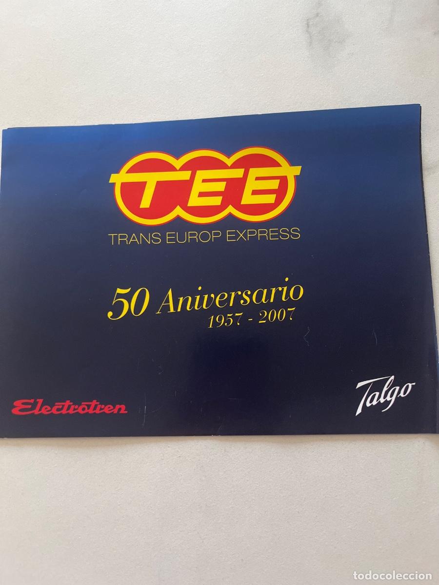 Trenes escala: Antiguo folleto de TEE de Electrotren